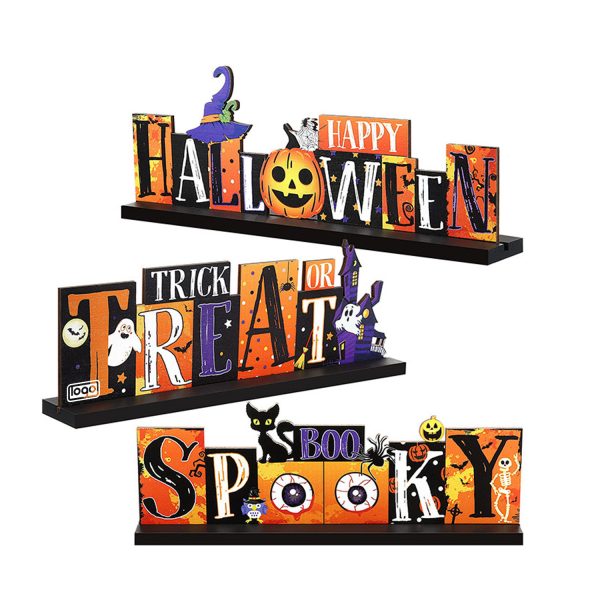 3 Pieces Halloween Table Decorations