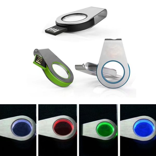 16G Light Up 360 degrees Rotating Acrylic USB