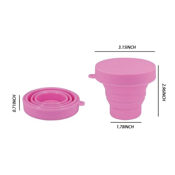 Silicone Mouthwash Folding Cup