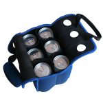 Neoprene six-pack drink insulated bag