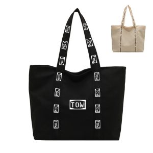 Large Capacity Single Shoulder Canvas Tote Bag