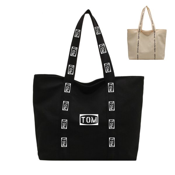 Large Capacity Single Shoulder Canvas Tote Bag