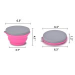 33 OZ Portable Silicone Foldable Lunch Box