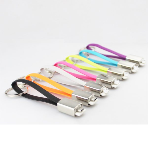 Magnetic Apple Android 2-in-1 Data Cable with Keychain