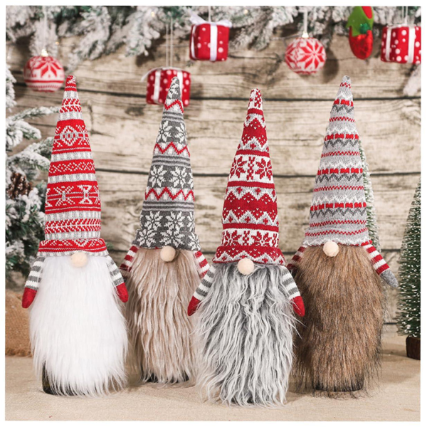 Christmas Gnome Santa Wine Bottle Cover