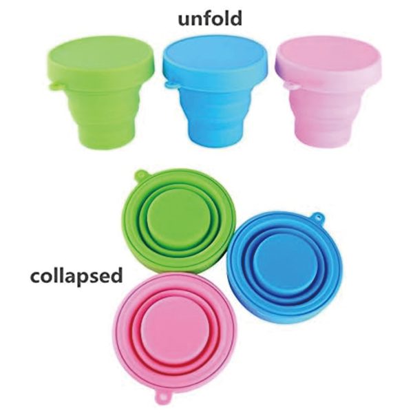 Silicone Mouthwash Folding Cup