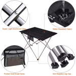 Outdoor ultra light aluminum alloy portable folding table