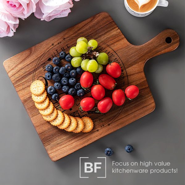 Acacia Wood Food Tray Cutting Board