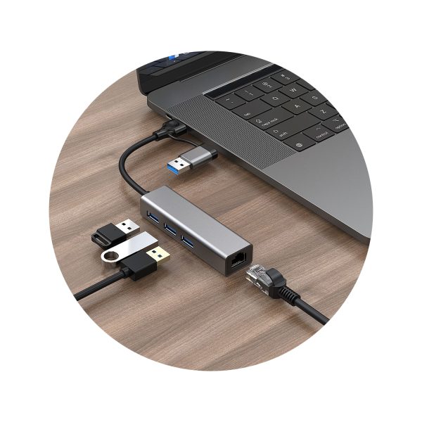 USB Hub With Network Interface