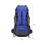 Outdoor Hiking Trips High Capacity Nylon Waterproof Backpack