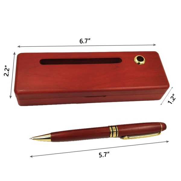 Pen With Wood Case