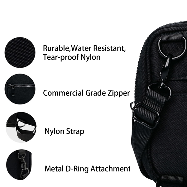 Custom Crossbody Bag with Detachable Waist Pack