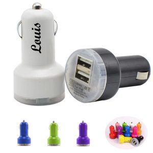 Dual USB Car Charger & Adapter