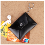 PU Leather Earphone Bag With Key Chain