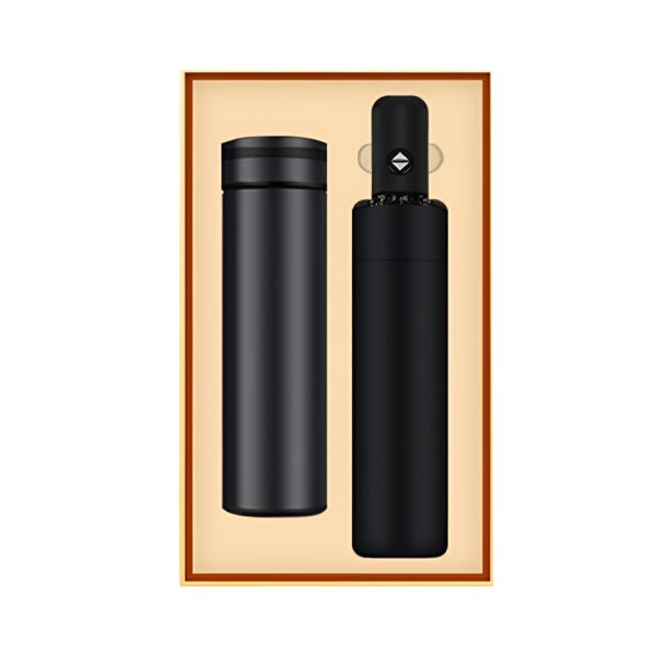 2-in-1 High Quality Umbrella and Thermos Business Gift Set