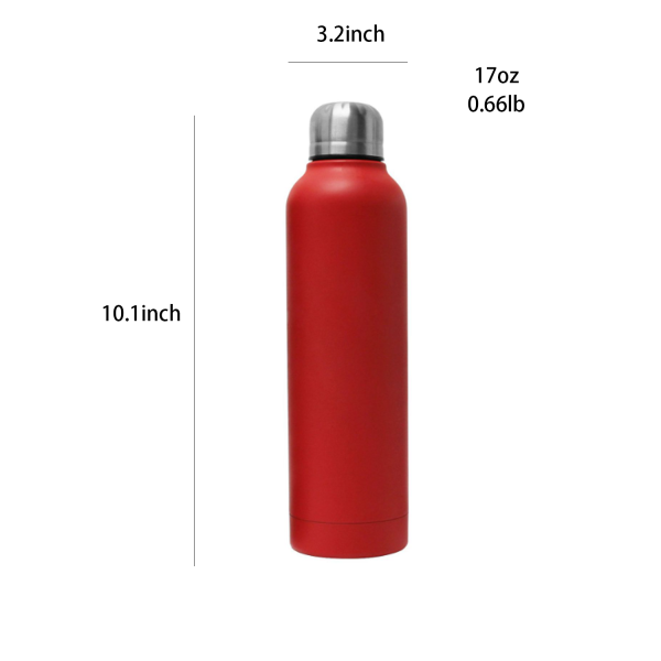 17 oz Stainless Steel Insulated Bottle Thermos