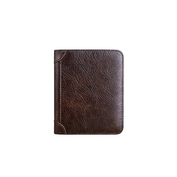 Anti-theft ultra-thin top layer cowhide genuine leather