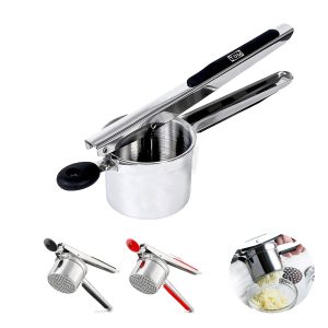 Kitchen Tool Stainless Steel Potato Puree Press Masher