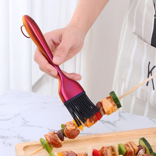 Stainless steel barbecue brush