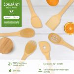 6pcs Bamboo Spoons Spatula Kitchen Utensils