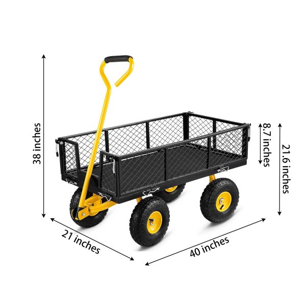 Heavy Duty Steel Garden Cart