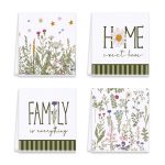 4 pieces for a set colorful kitchen towel