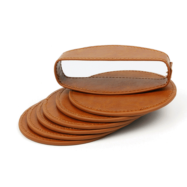 PU Leather Coaster Set