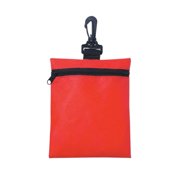 Non-Woven Zippered Pouch