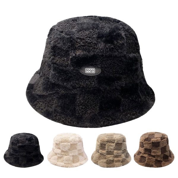 Winter Plush Fluffy Bucket Hat