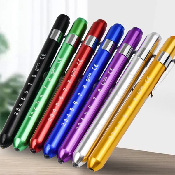 Medical Aluminum Alloy LED White Light Pen Flashlight