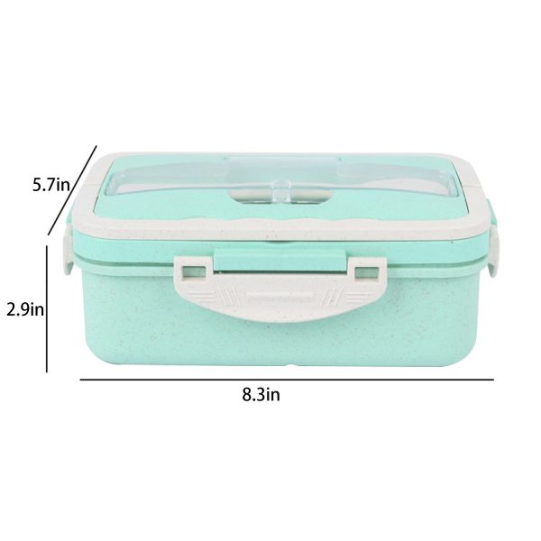 Portablefor Student Office Plastic Insulated Bento Lunch box