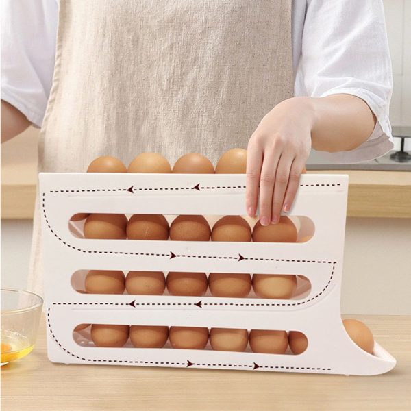 Smart Refrigerator Egg Organizer