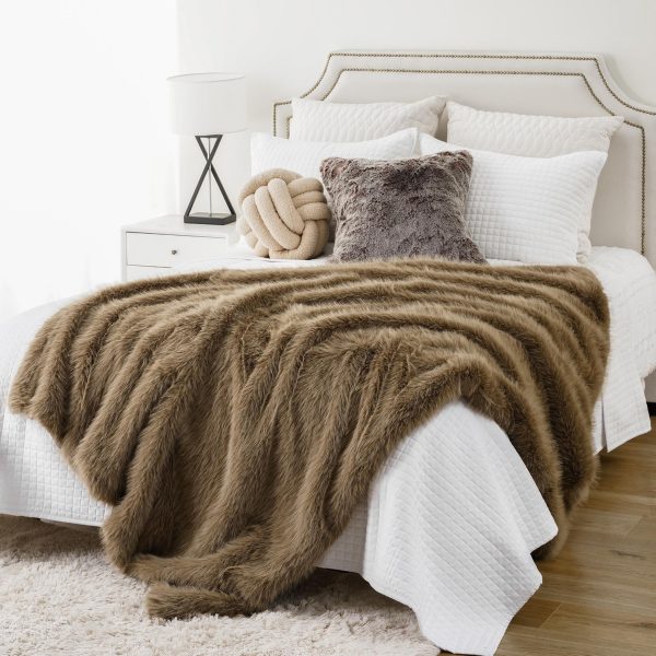 Faux Fur Throw Blanket