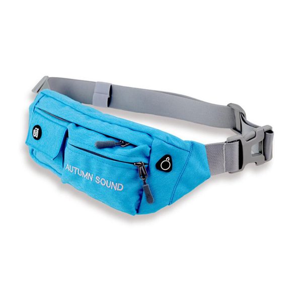 Waterproof Outdoor Running Fanny Packs w/ 2 Zippers