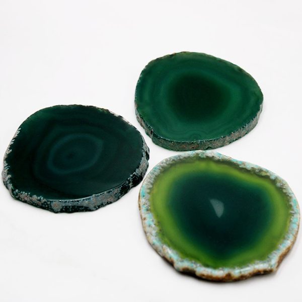 Natural agate cup coffee coaster