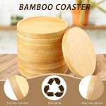 Bamboo Coaster Set