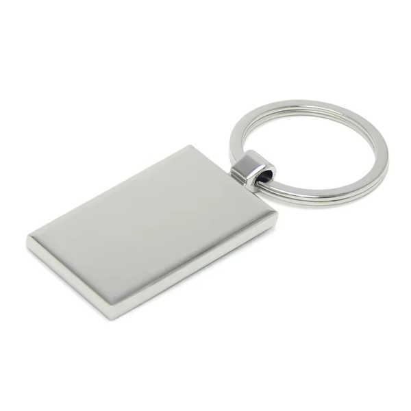 Blank DIY metal keychain