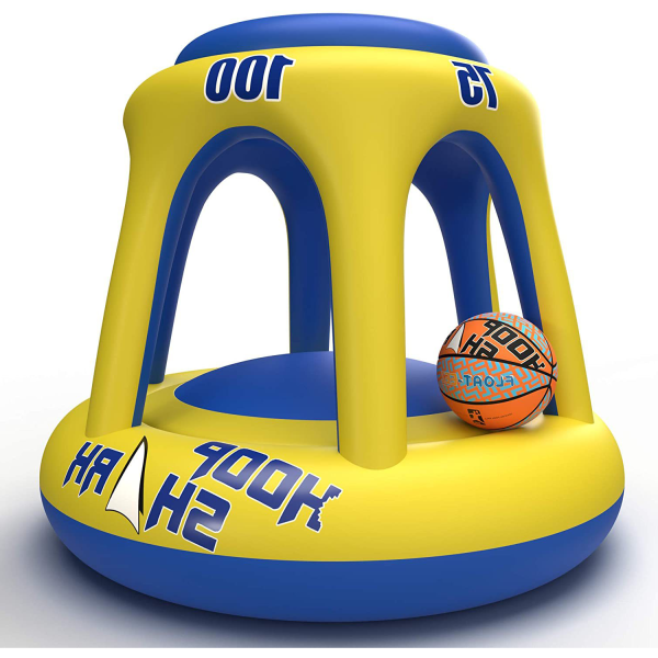 Basketball hoop throwing inflatable toys