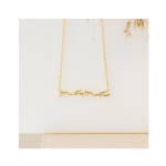 mama pendant clavicle chain