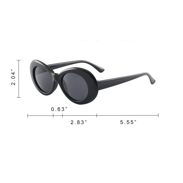 Oval Sunglasses Alien Shape