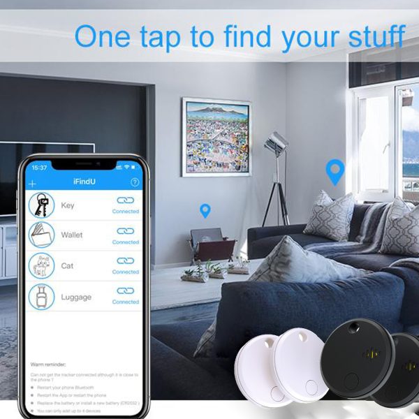 Car Key Wallet Circular Bluetooth Positioning Tracker