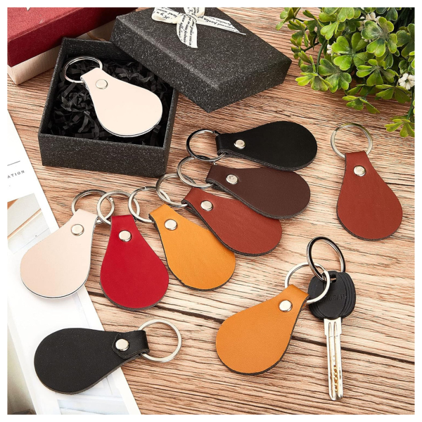 Pearl Leather Keychain