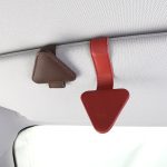 Car sunshade sunglasses holder card clip