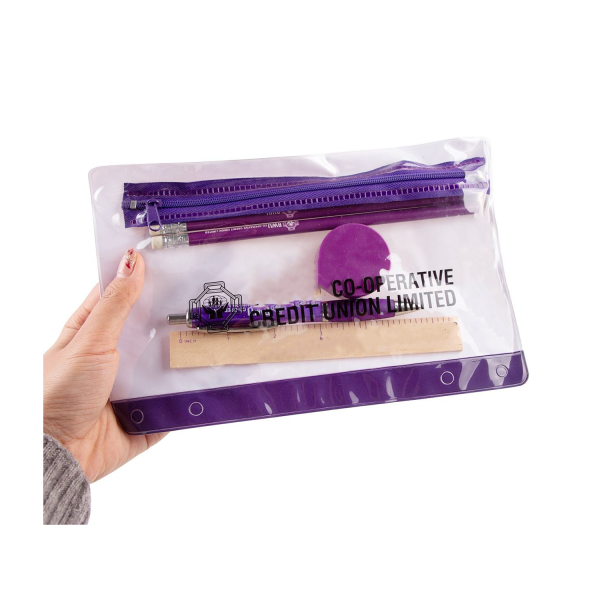 PVC file pencil case