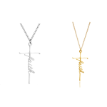 Faith Cross Light luxury alloy pendant