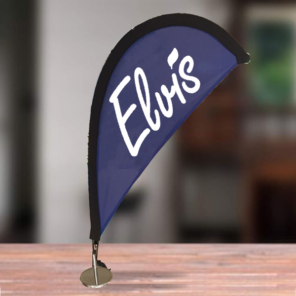 Double-Sided Teardrop Flag with Aluminum Pole & Ground Spike