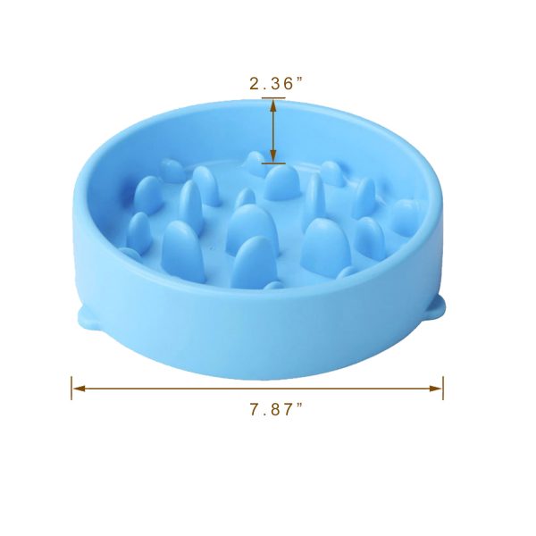 ABS Pet Non-Slip Slow Feeder Interactive Bowl