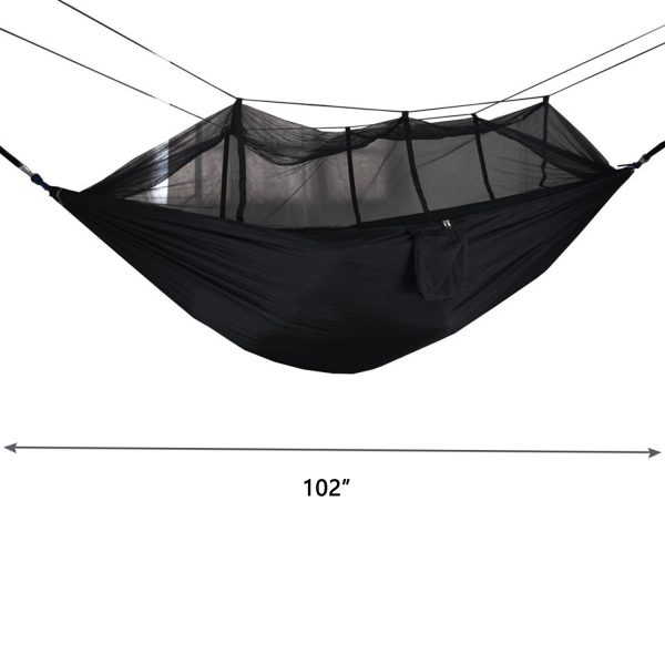 210T Nylon Camping Hammock with Mosquito Net