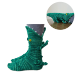 Knit Crocodile Socks