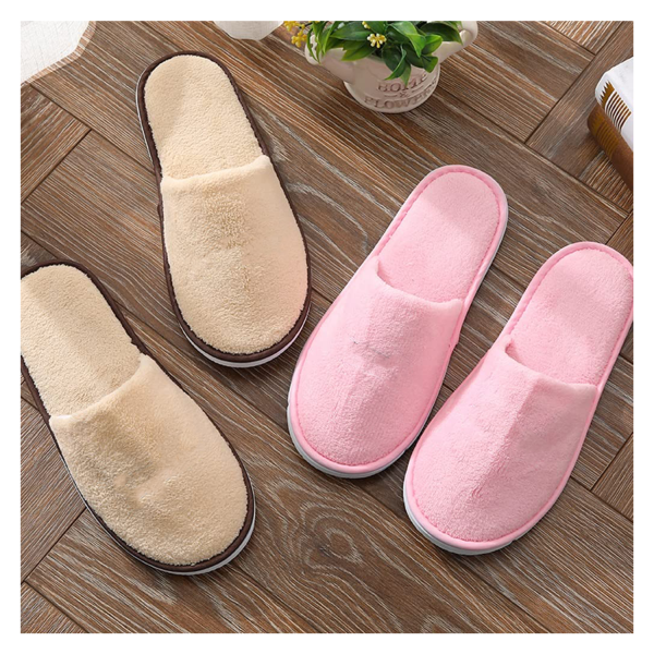 Indoor Thicken Coral Velvet Slippers for Hotel and Home